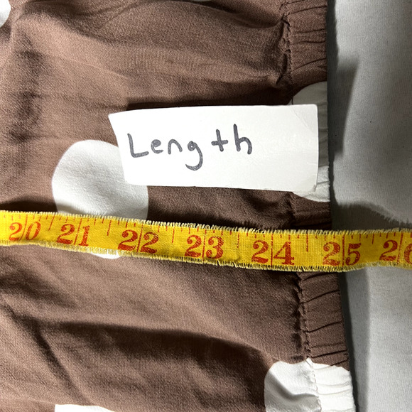 Loft‎ Plus Size 16 Brown Polka Dot Career Business Essential Blouse Pretty Woman - Picture 5 of 10